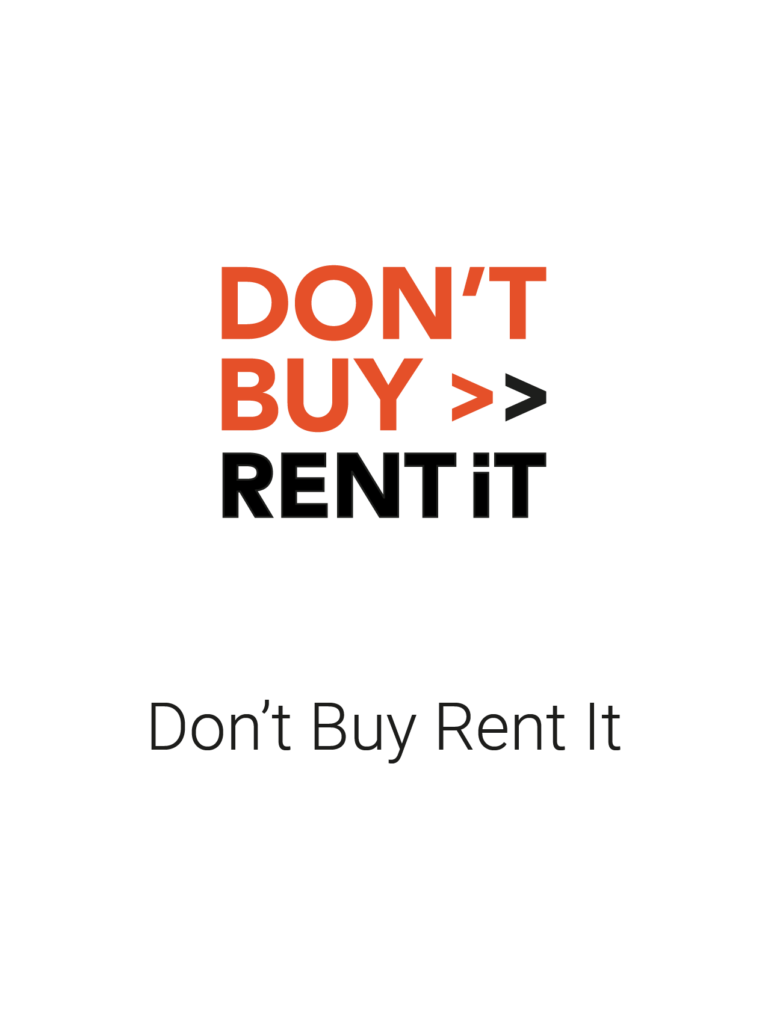 Dont Buy Rent It